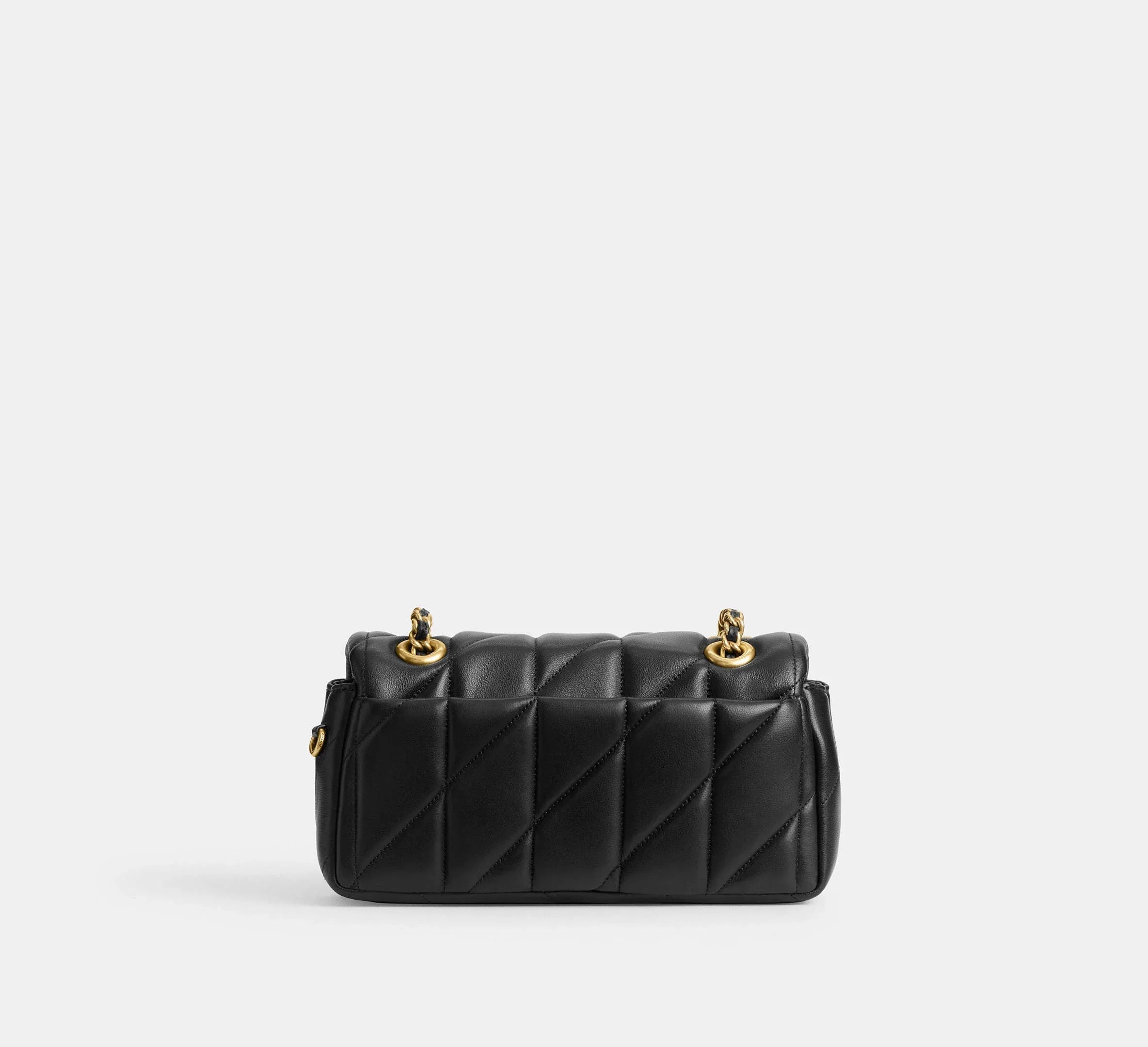 Coach Tabby Shoulder Bag 20 With Pillow Quilting – Brass/Black - Sneaker Türkiye