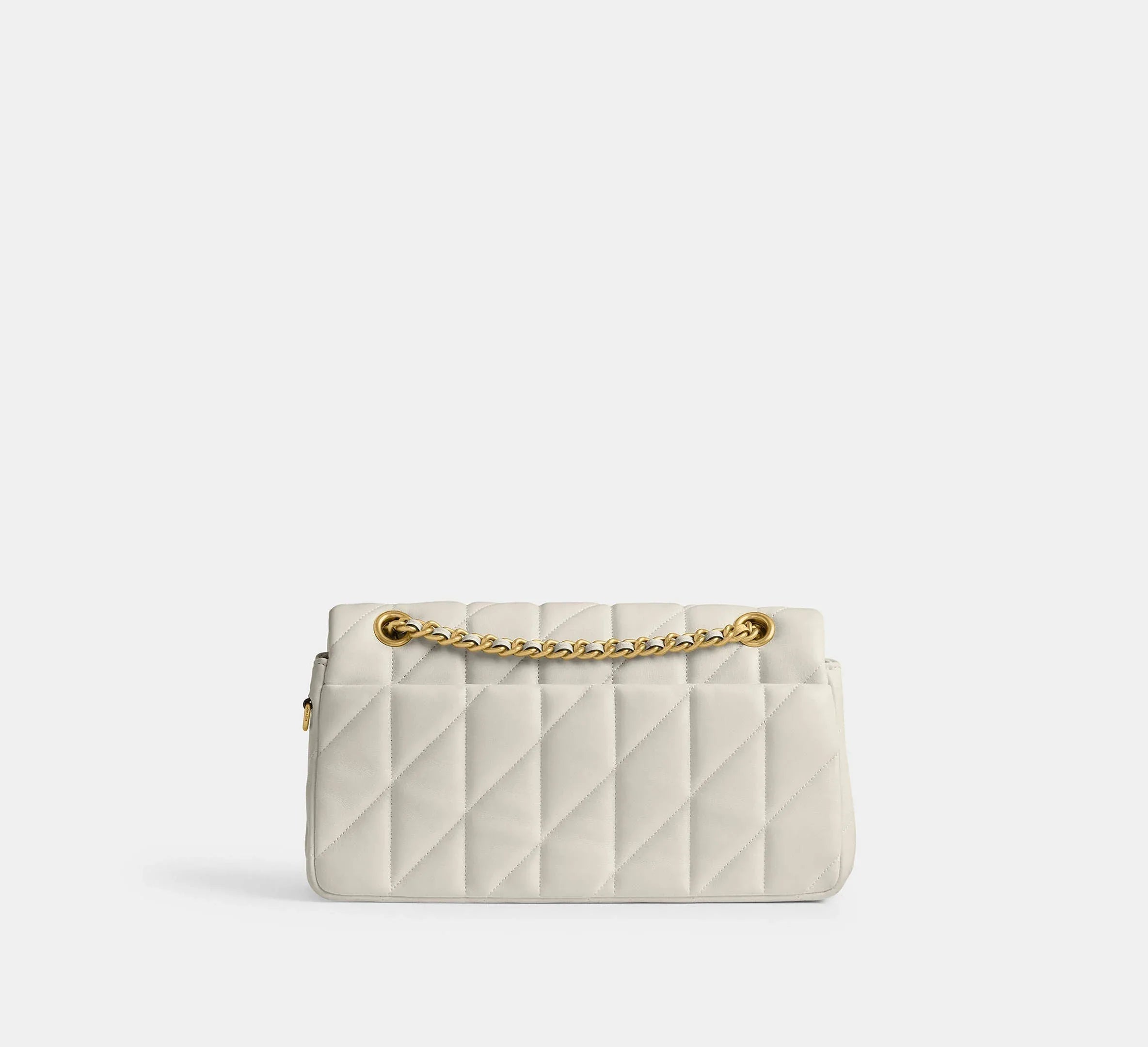 Coach Tabby Shoulder Bag 26 With Quilting – Brass/Chalk - Sneaker Türkiye