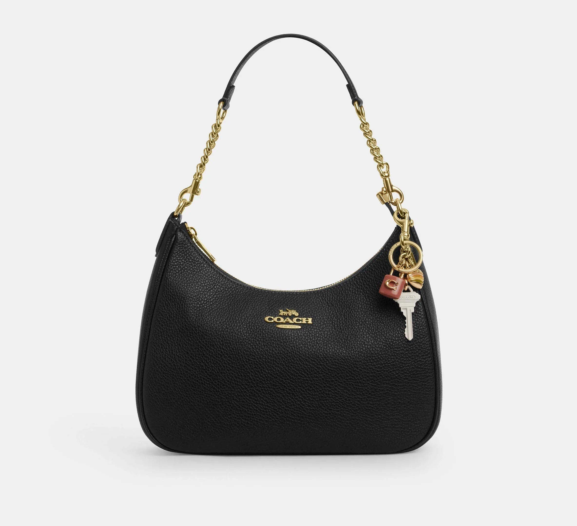 Coach Key Cluster Bag Charm – Gold/Pink Multi - Sneaker Türkiye