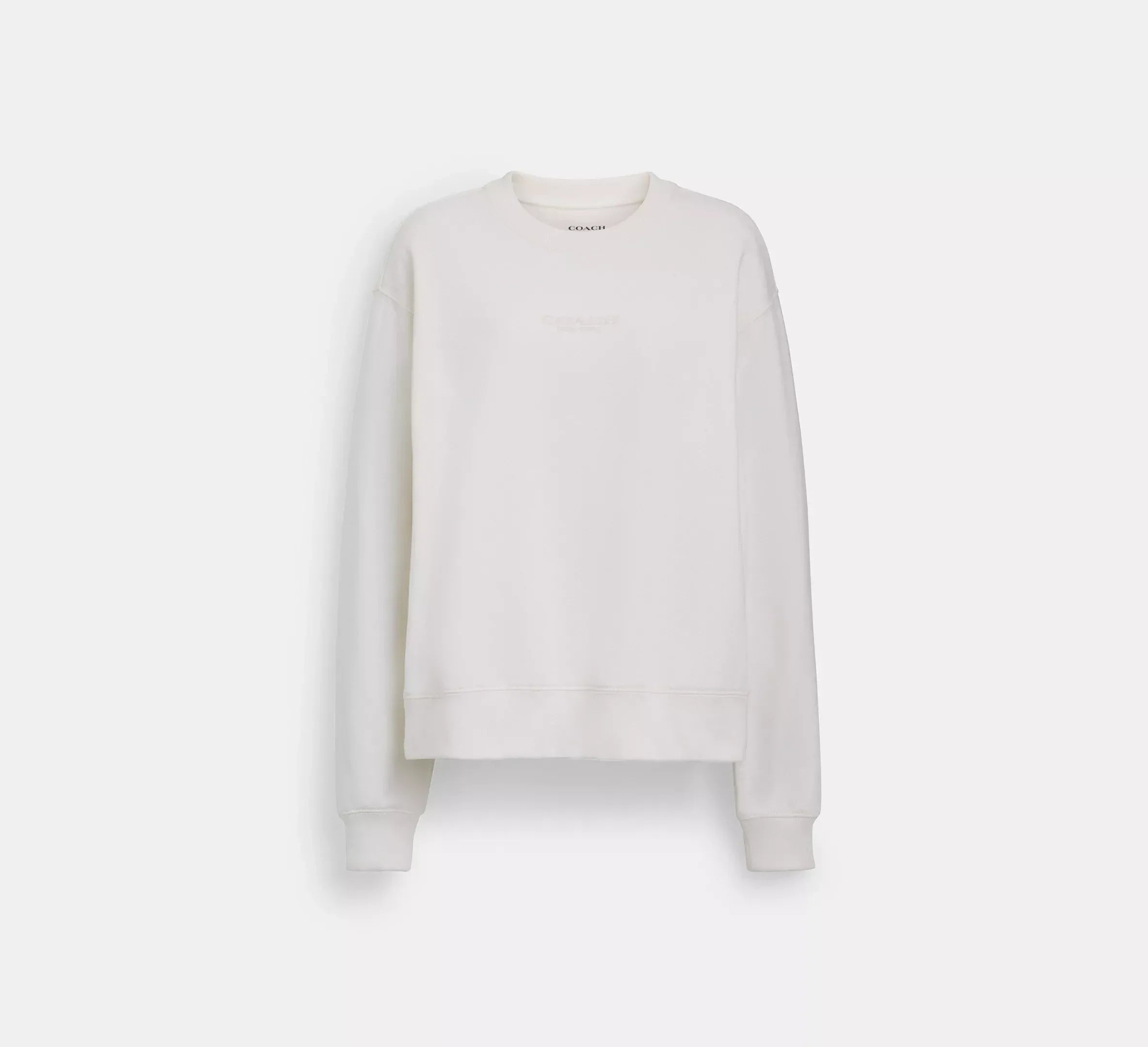 Coach Crewneck – White - Sneaker Türkiye