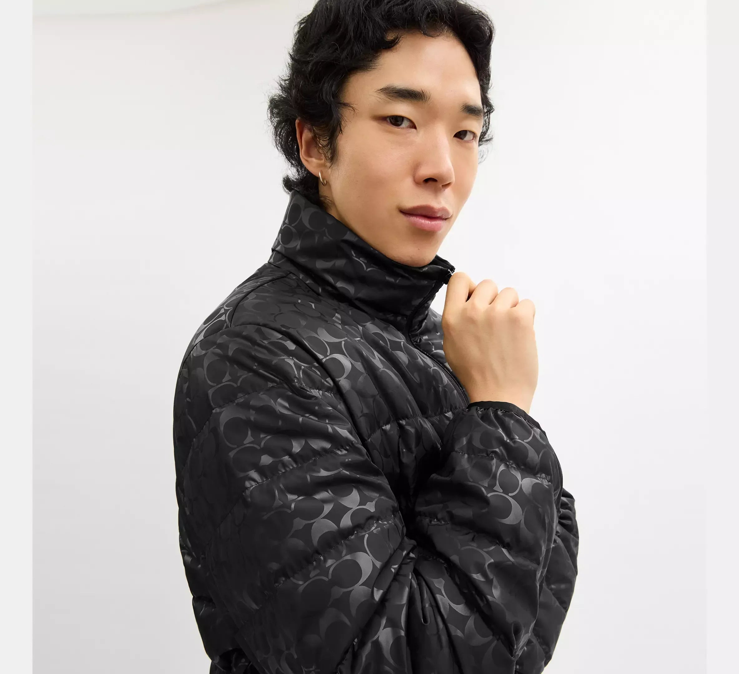 Coach Lightweight Down Jacket In Recycled – Black - Sneaker Türkiye