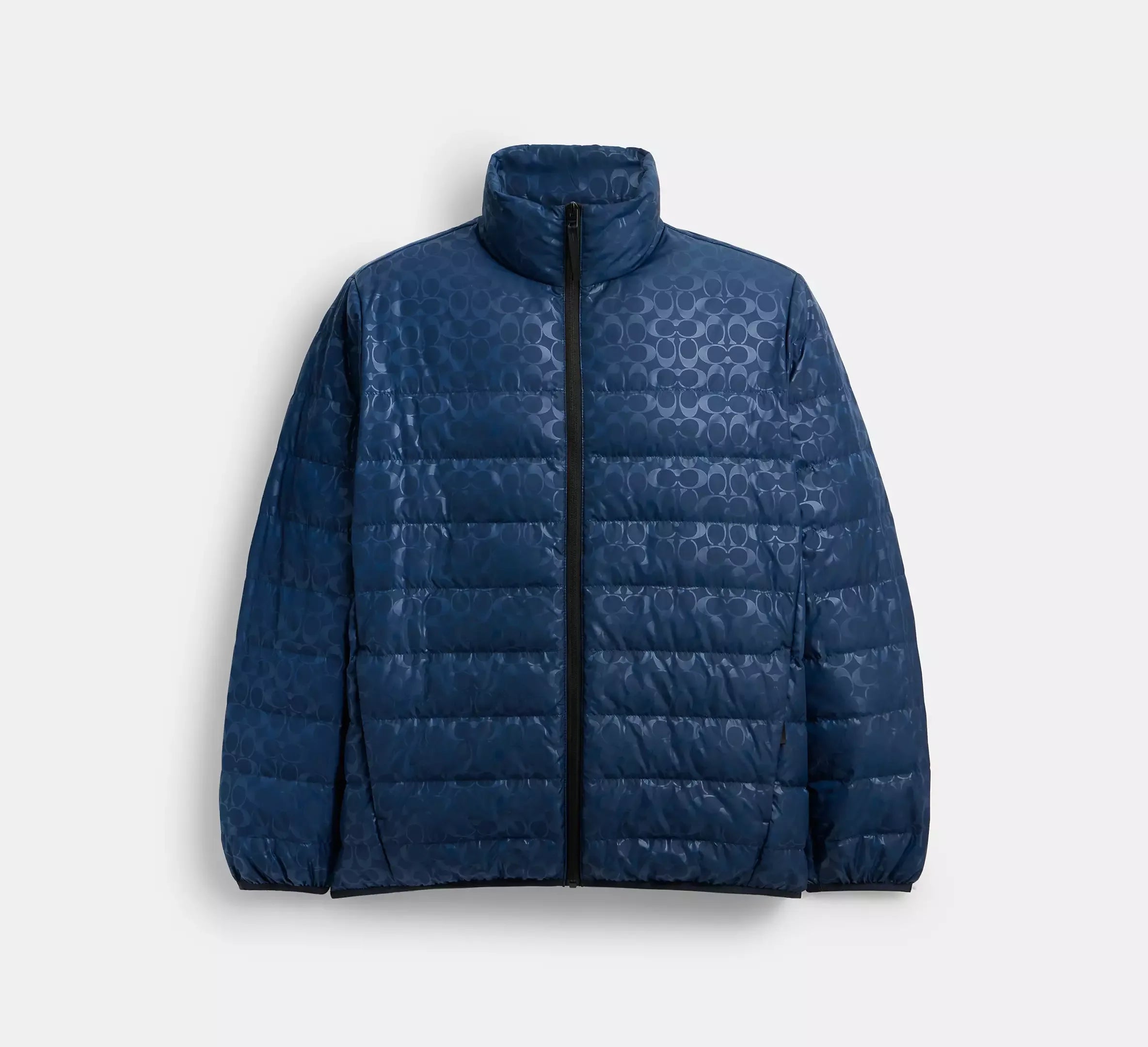 Coach Lightweight Down Jacket In Recycled – Washed Navy - Sneaker Türkiye