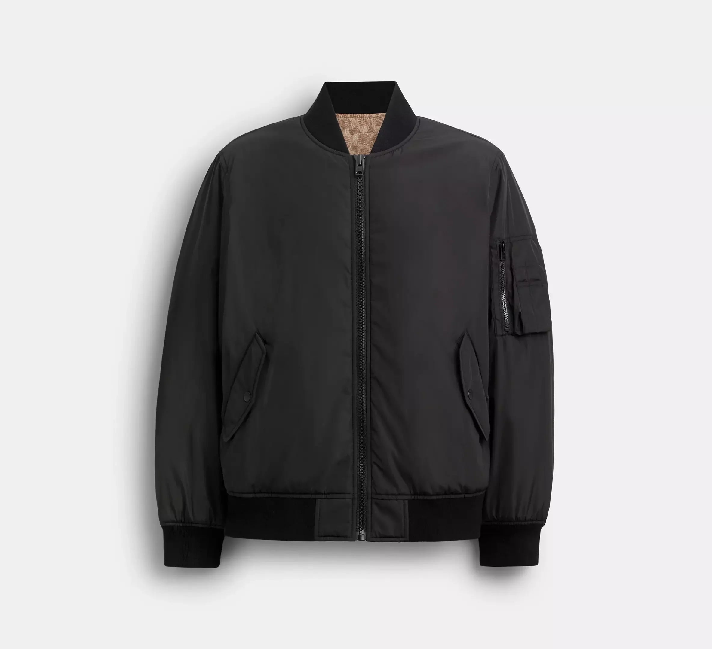 Coach Reversible Ma-1 Jacket In Recycled – Black / Khaki Sig - Sneaker Türkiye