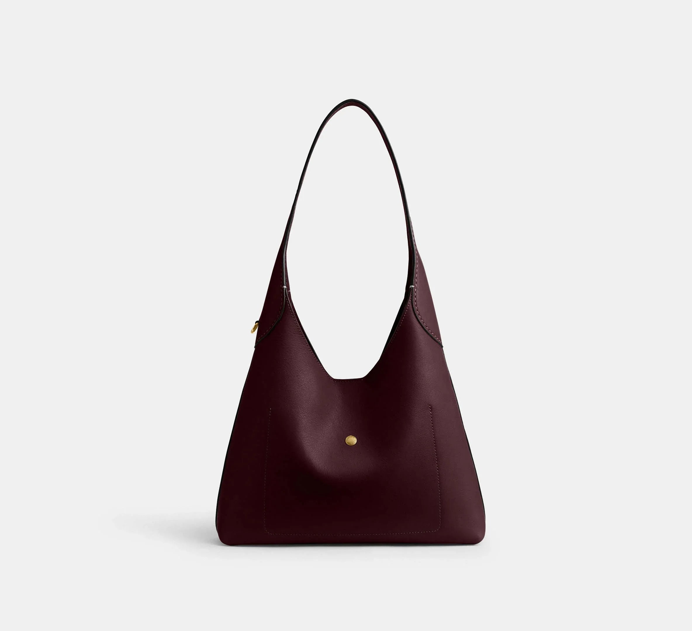 Coach Brooklyn Shoulder Bag 28 – Brass/Merlot - Sneaker Türkiye