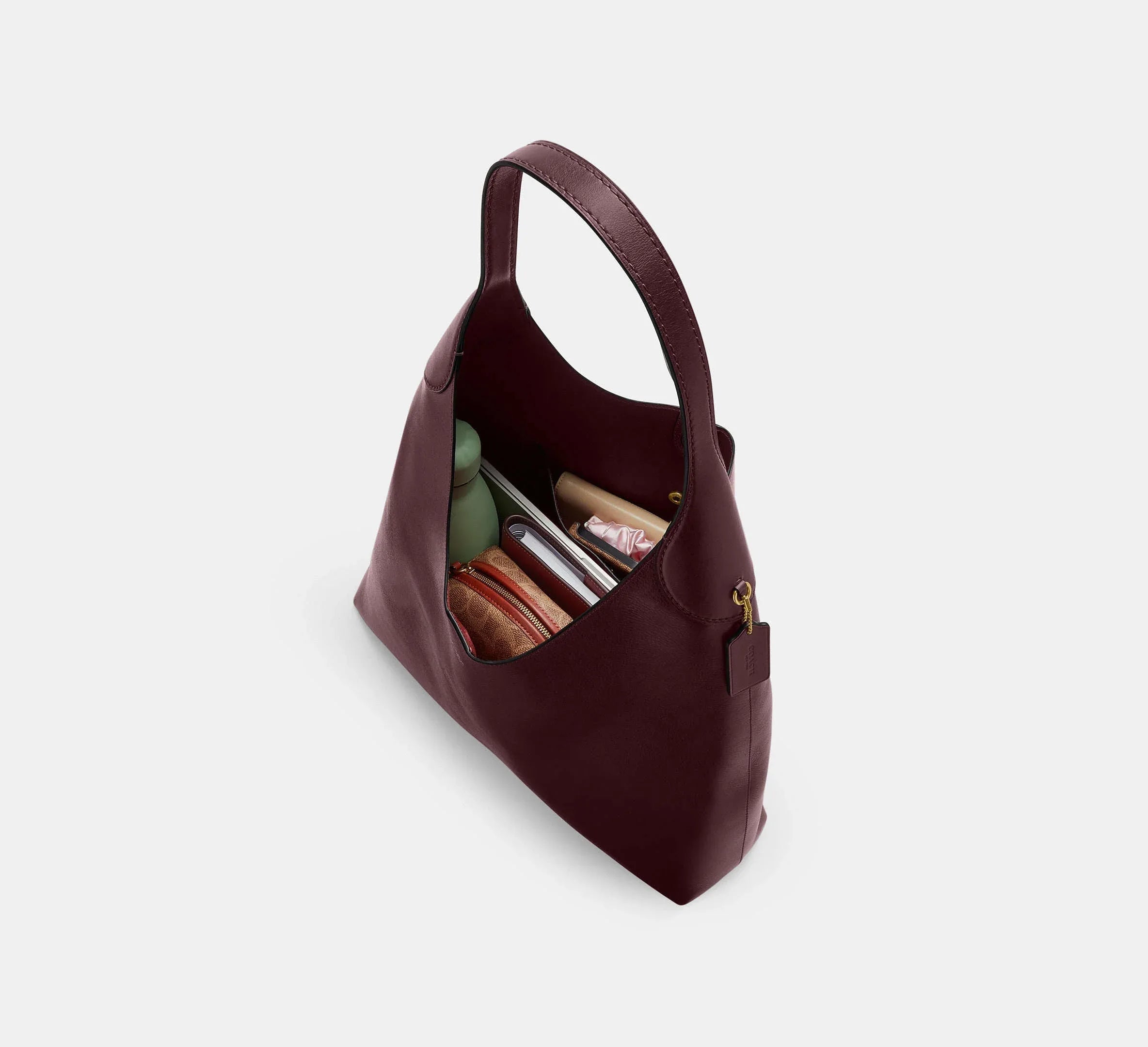 Coach Brooklyn Shoulder Bag 28 – Brass/Merlot - Sneaker Türkiye