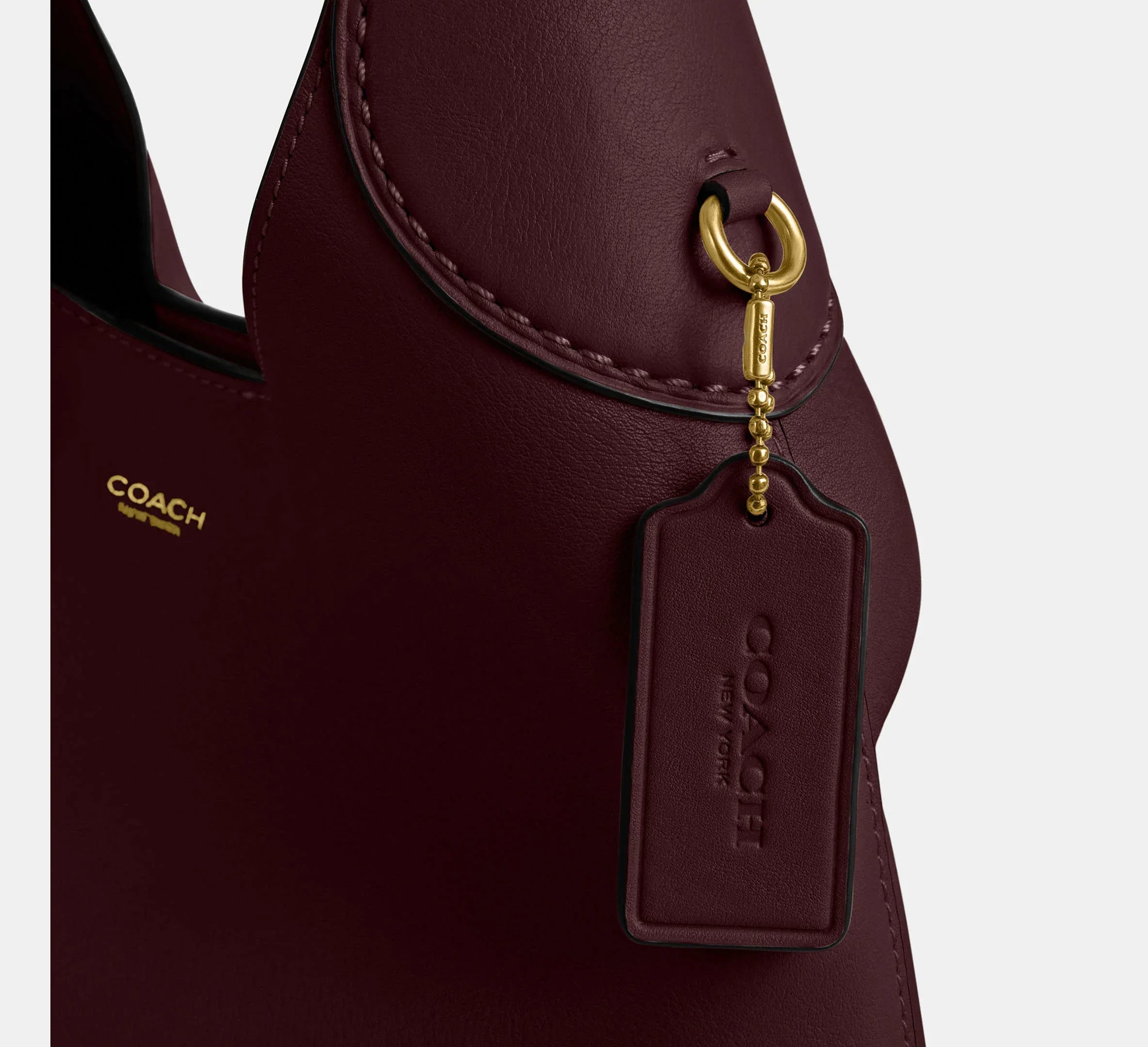 Coach Brooklyn Shoulder Bag 28 – Brass/Merlot - Sneaker Türkiye