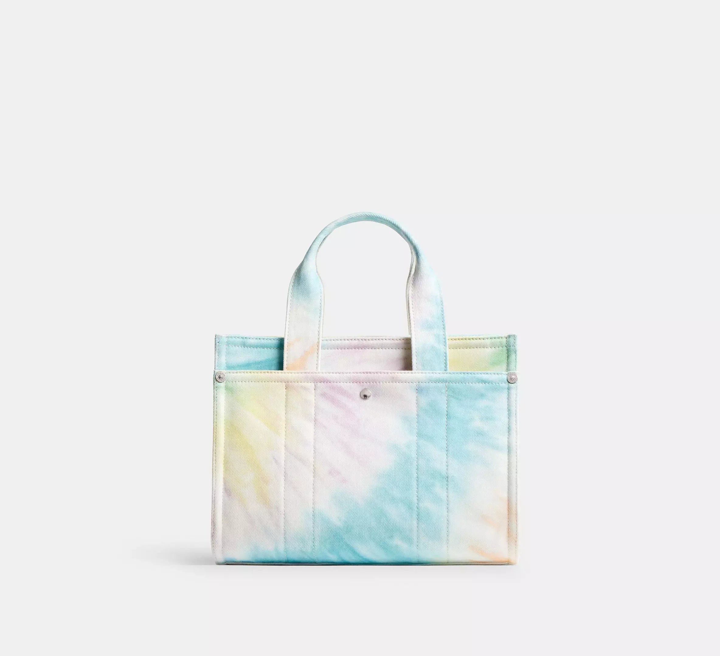 Coach Cargo Tote Bag 26 With Rainbow Tie-Dye Print – Silver/Multi - Sneaker Türkiye