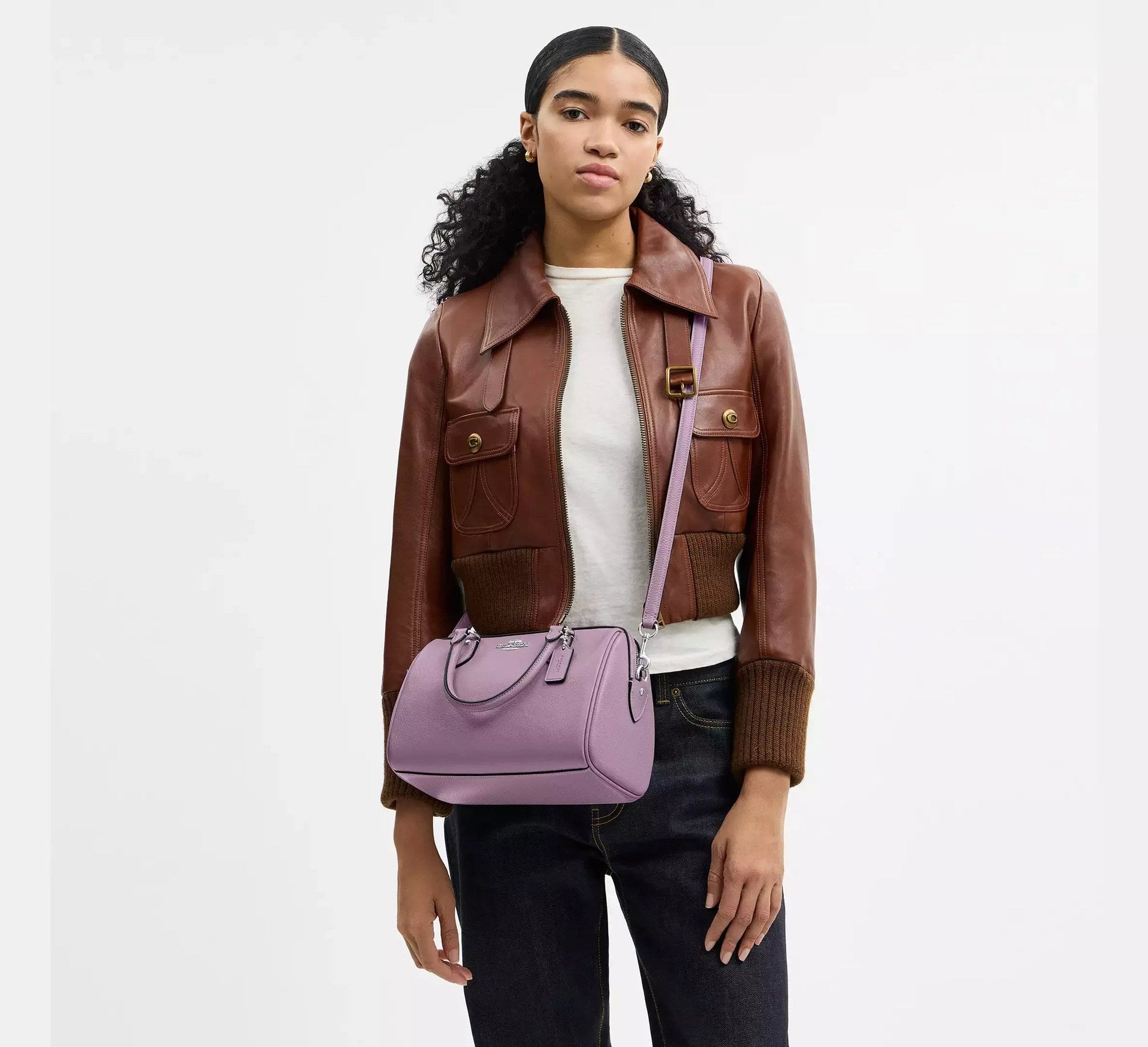 Coach Rowan Satchel Bag – Silver/Jasmine - Sneaker Türkiye