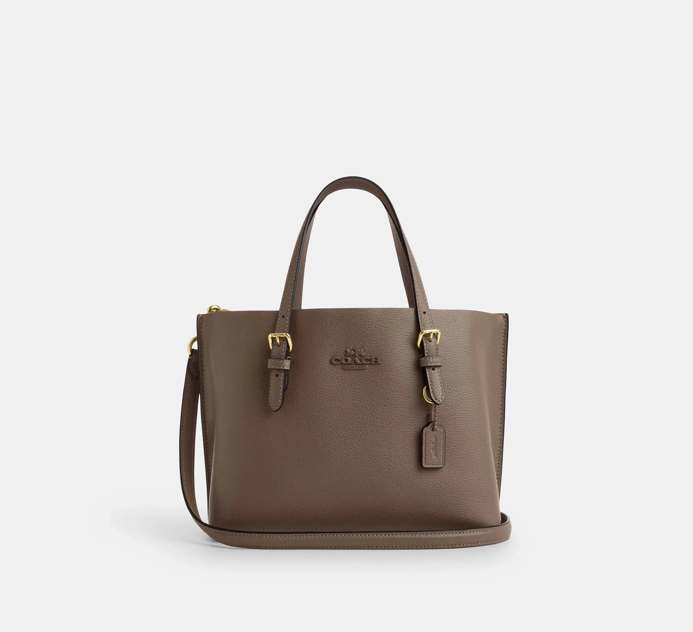 Coach Mollie Tote Bag 25 – Gold/Dark Stone - Sneaker Türkiye