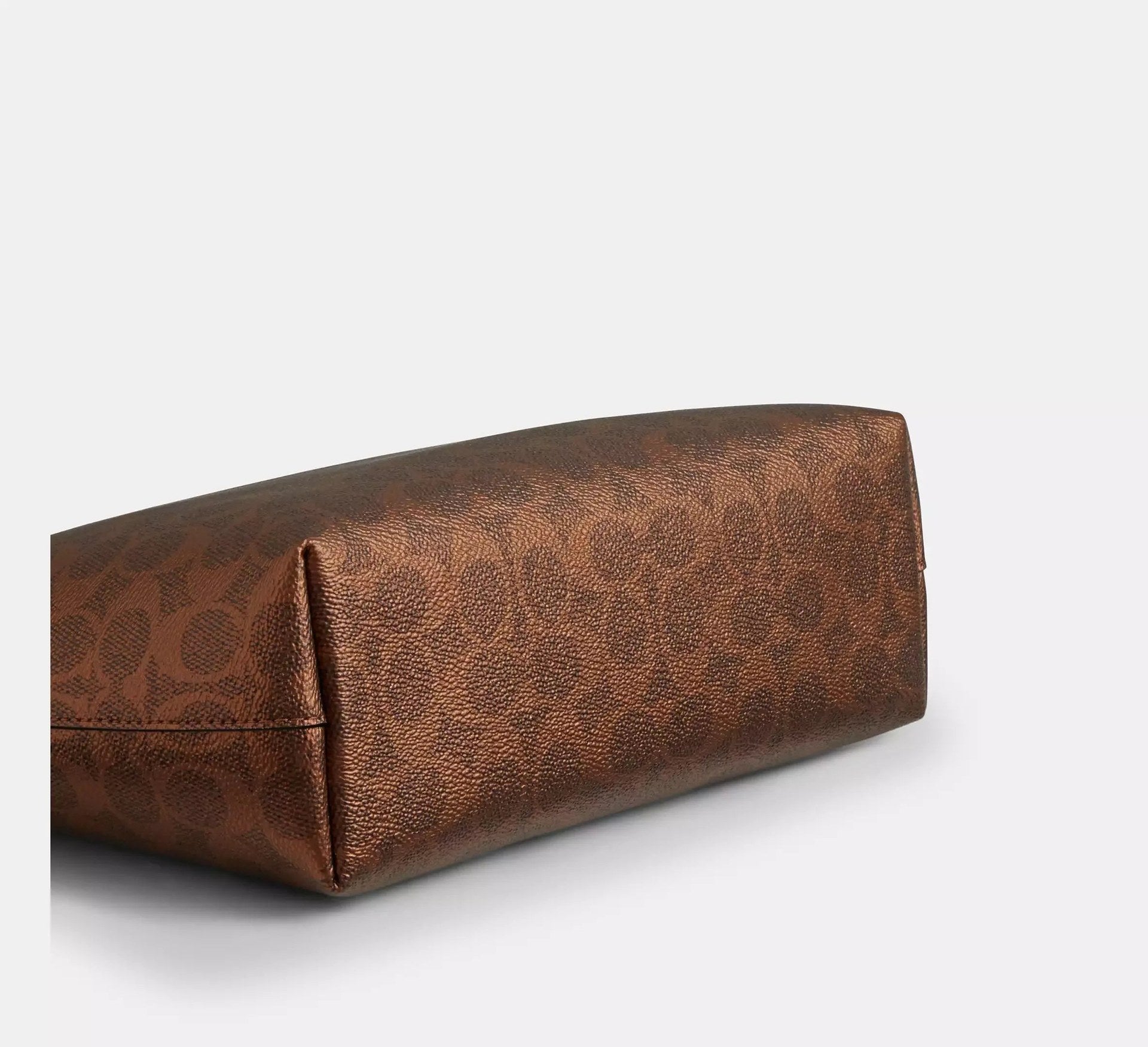 Coach Fiona Zip Tote Bag In Signature – Gold/Brown/Copper - Sneaker Türkiye