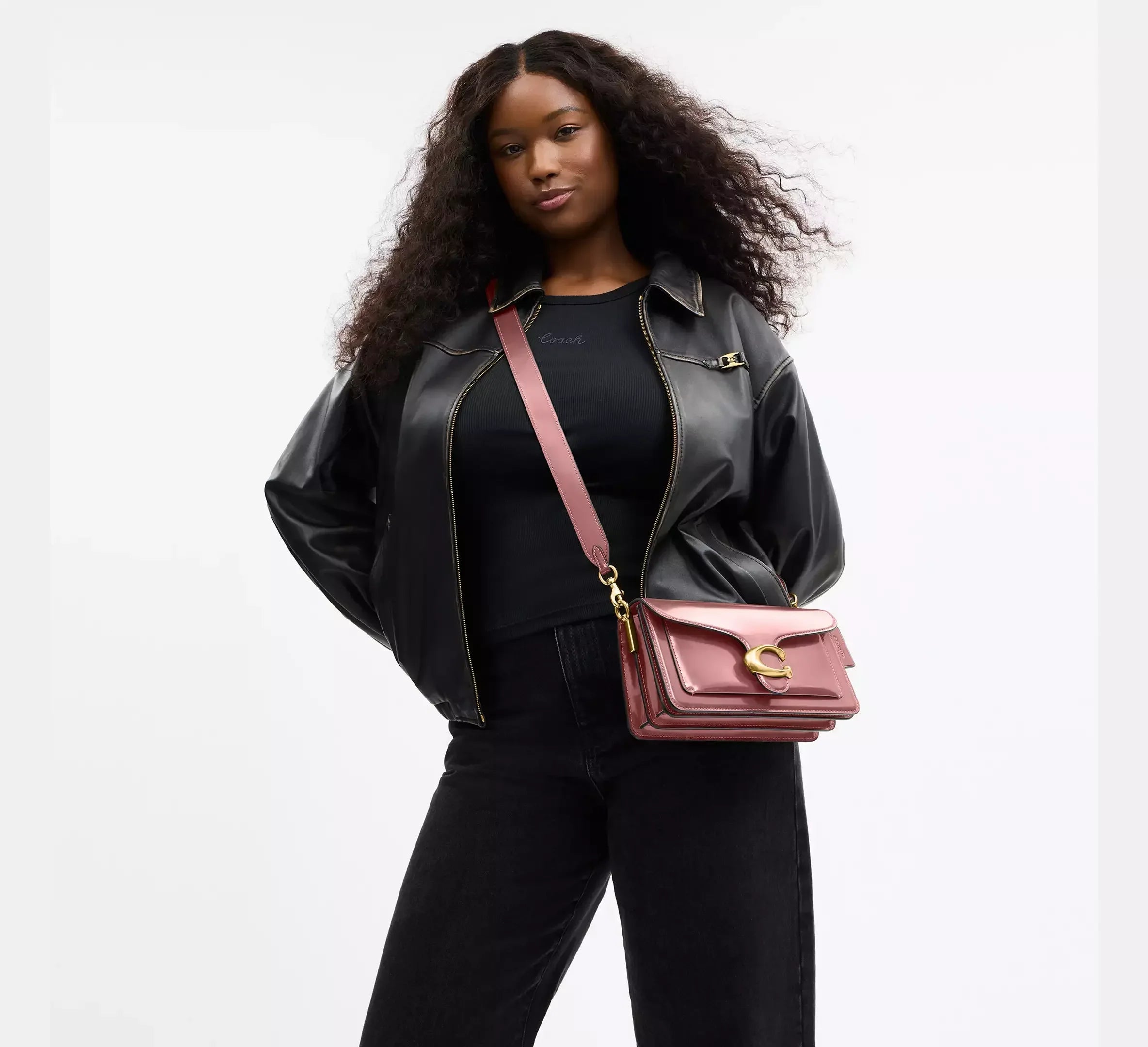Coach Tabby Shoulder Bag 26 – Brass/Peony - Sneaker Türkiye