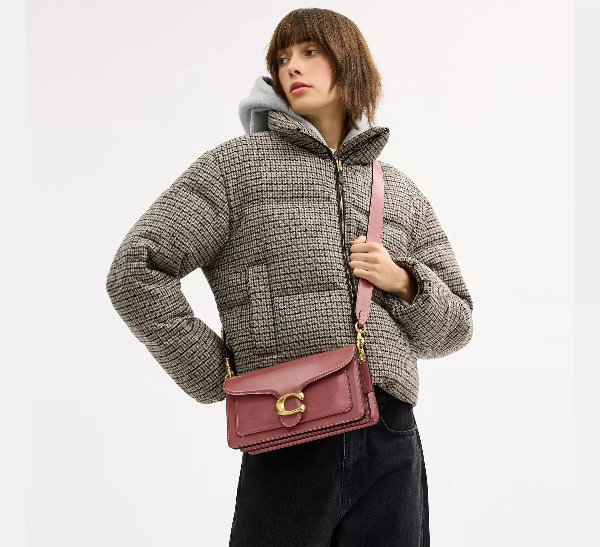 Coach Tabby Shoulder Bag 26 – Brass/Peony - Sneaker Türkiye