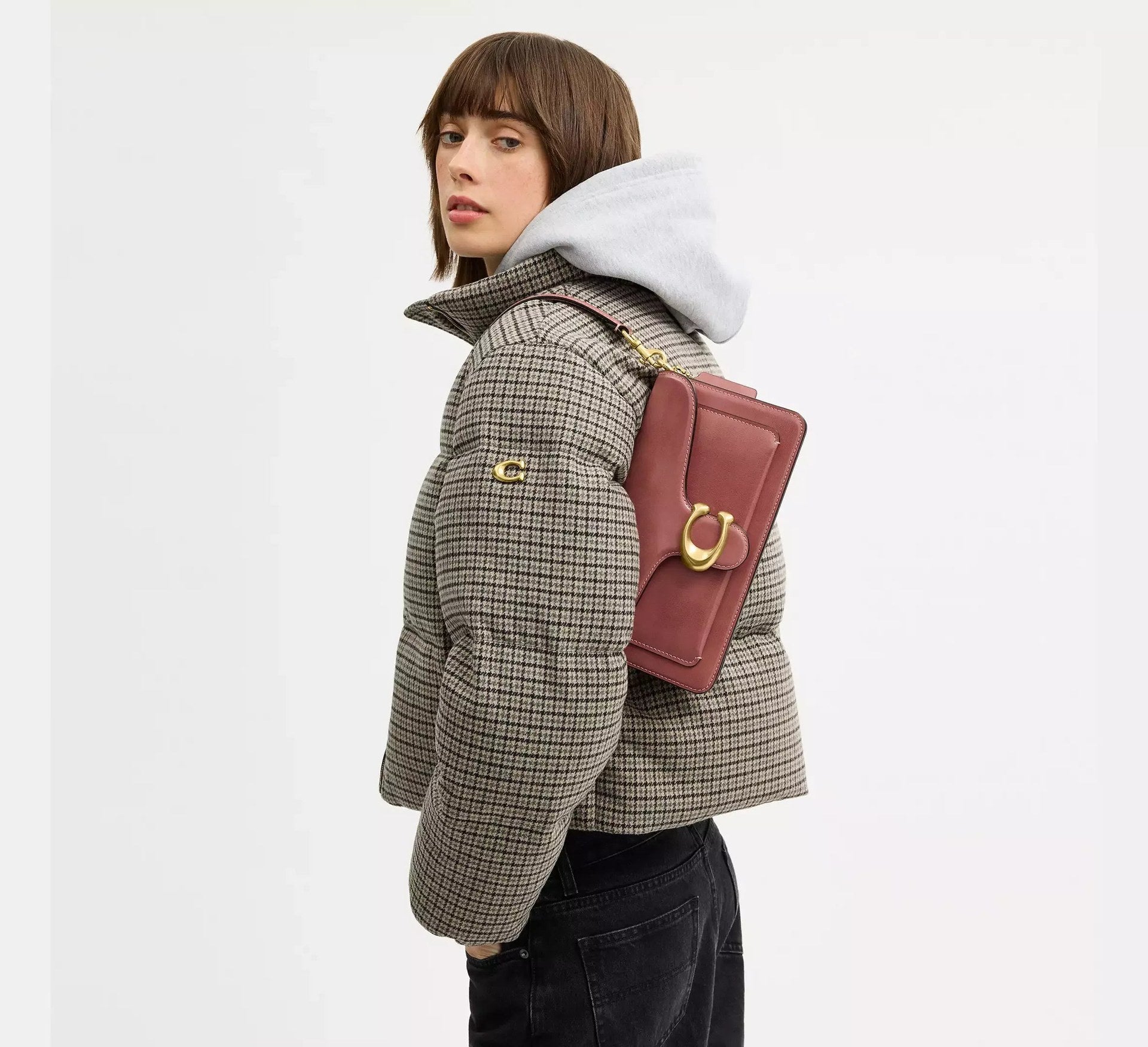 Coach Tabby Shoulder Bag 26 – Brass/Peony - Sneaker Türkiye
