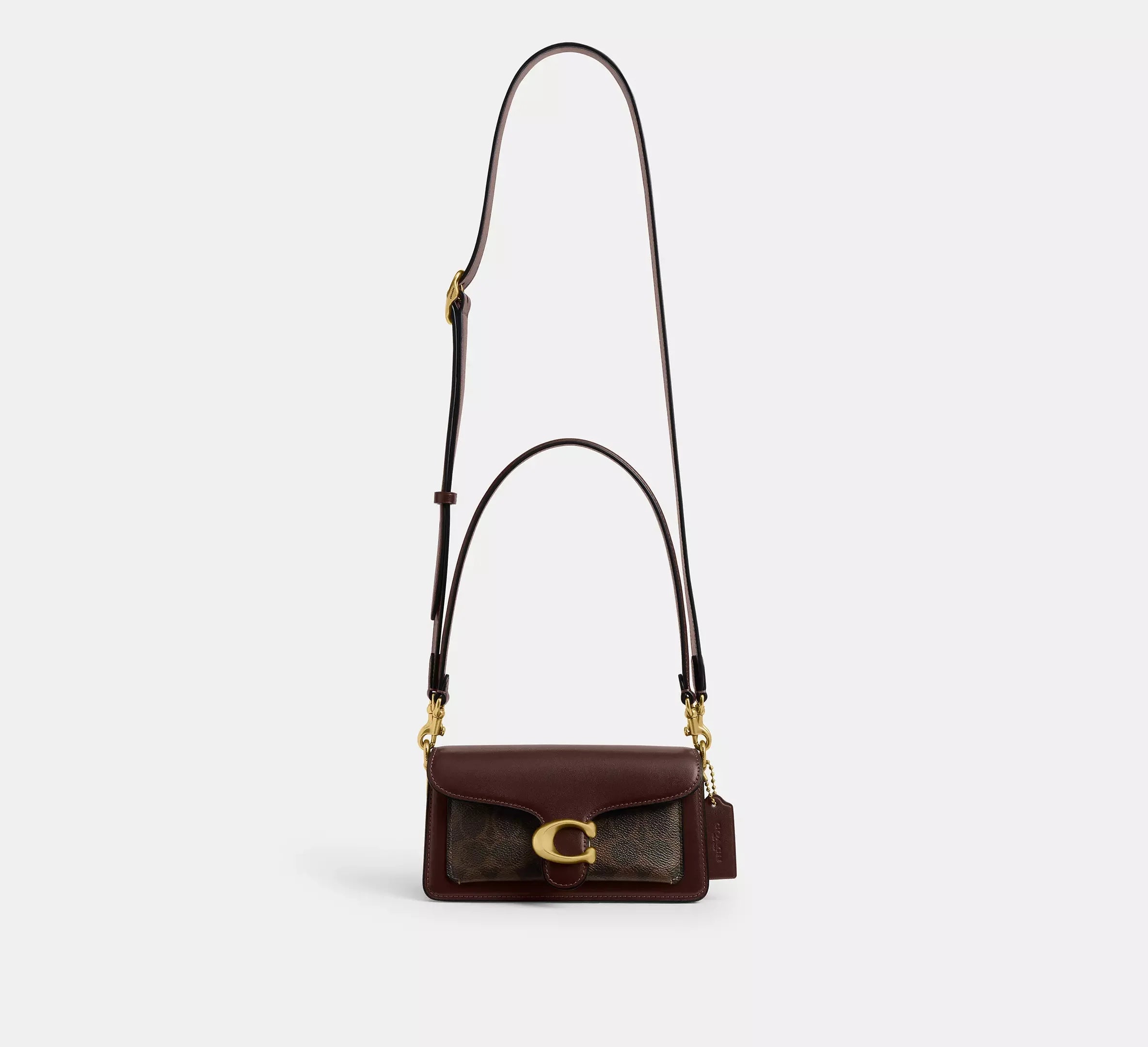 Coach Tabby Shoulder Bag 20 In Signature – Brass/Maple - Sneaker Türkiye
