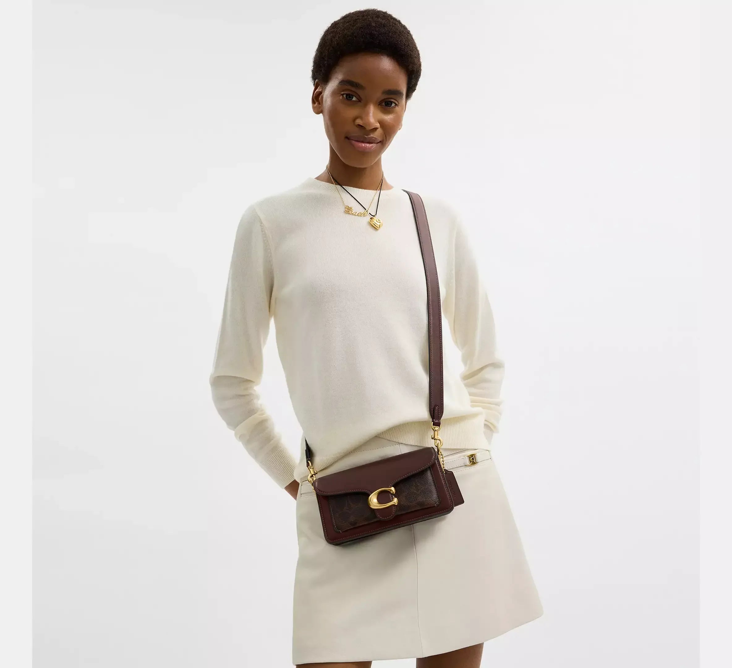 Coach Tabby Shoulder Bag 20 In Signature – Brass/Maple - Sneaker Türkiye