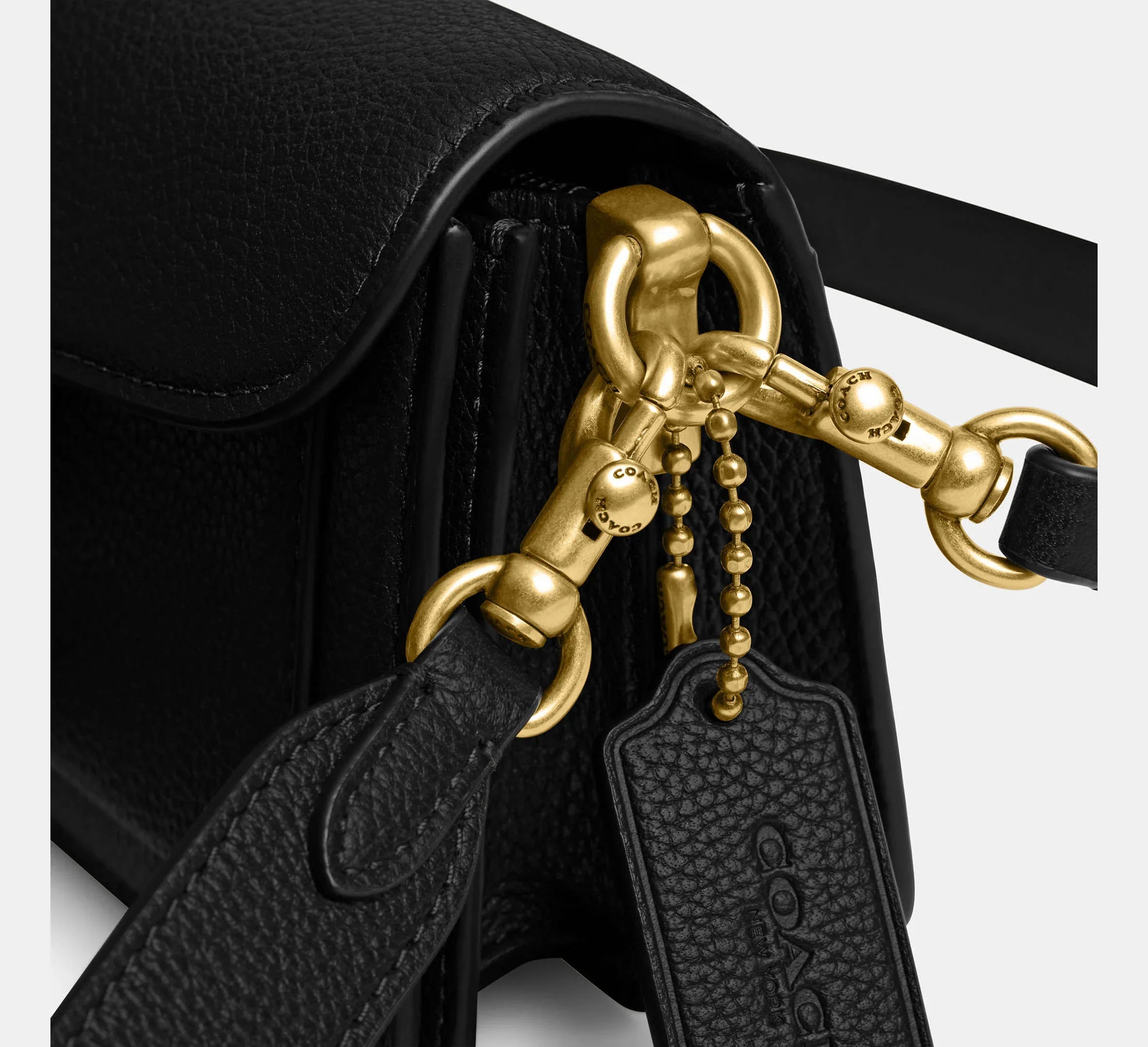 Coach Tabby Shoulder Bag 20 – Brass/Black - Sneaker Türkiye