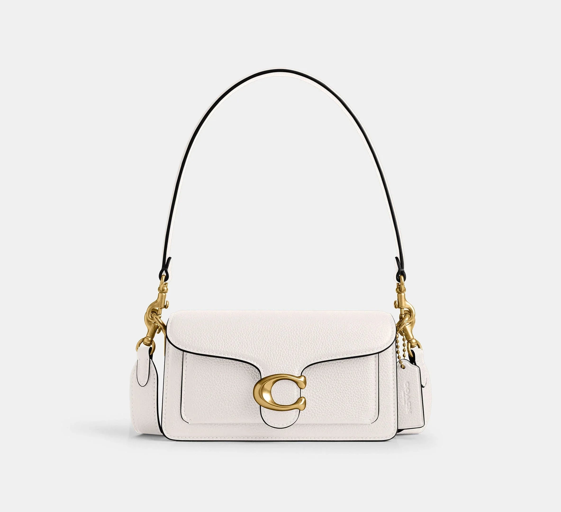Coach Tabby Shoulder Bag 20 – Brass/Chalk - Sneaker Türkiye
