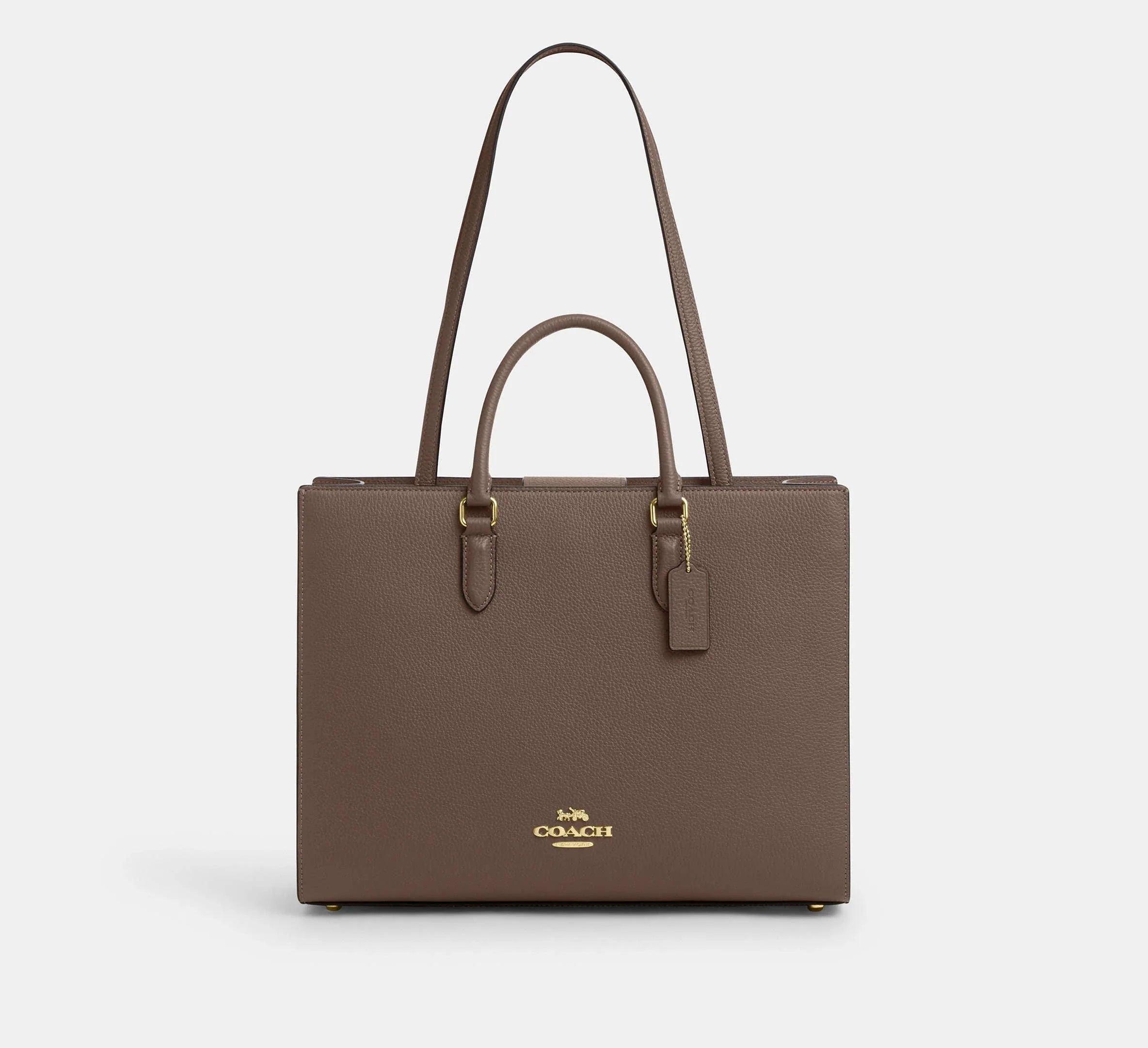 Coach Maggie Tote Bag – Gold/Dark Stone - Sneaker Türkiye