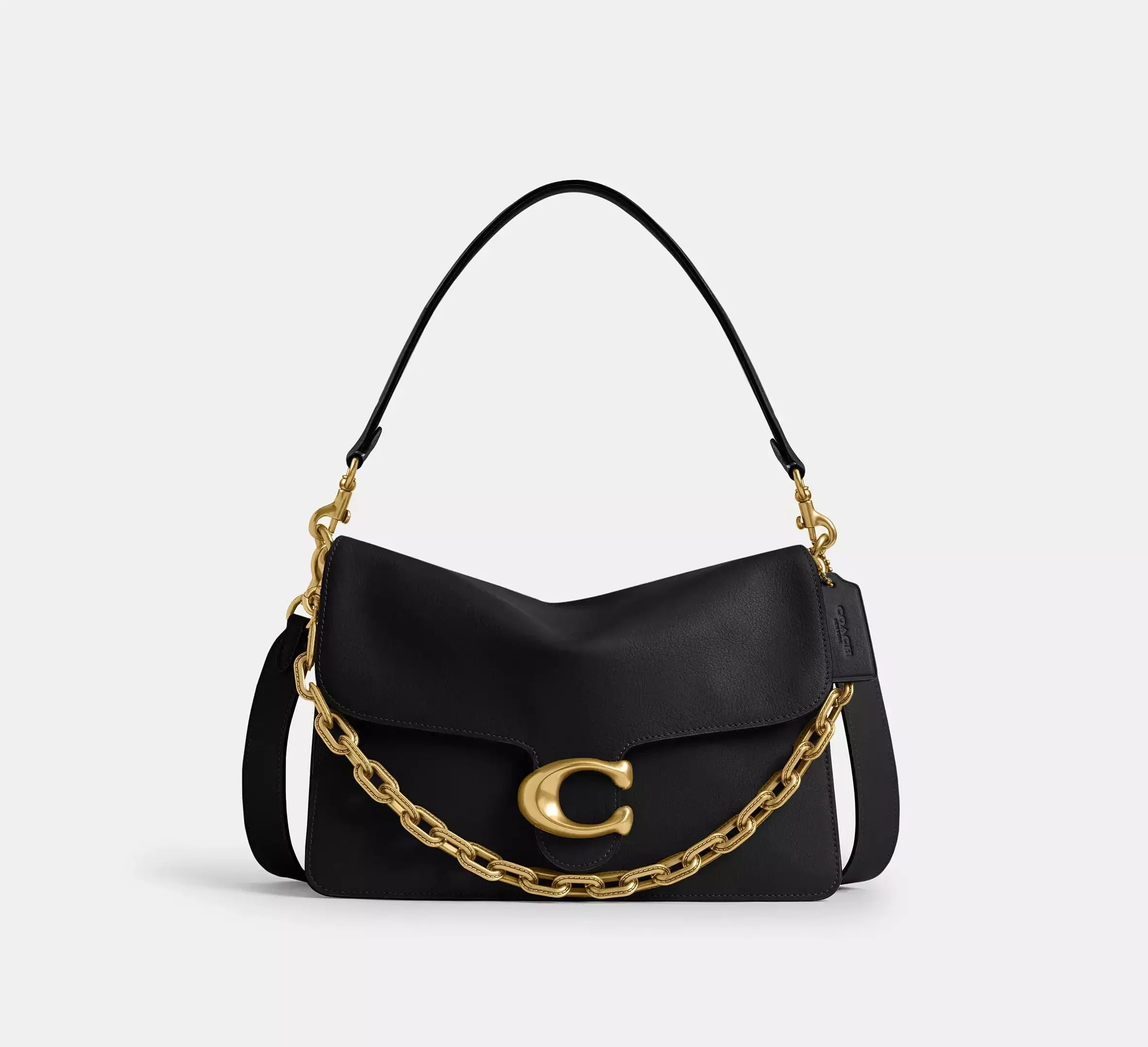 Coach Chain Tabby Shoulder Bag 30 – Brass/Black - Sneaker Türkiye
