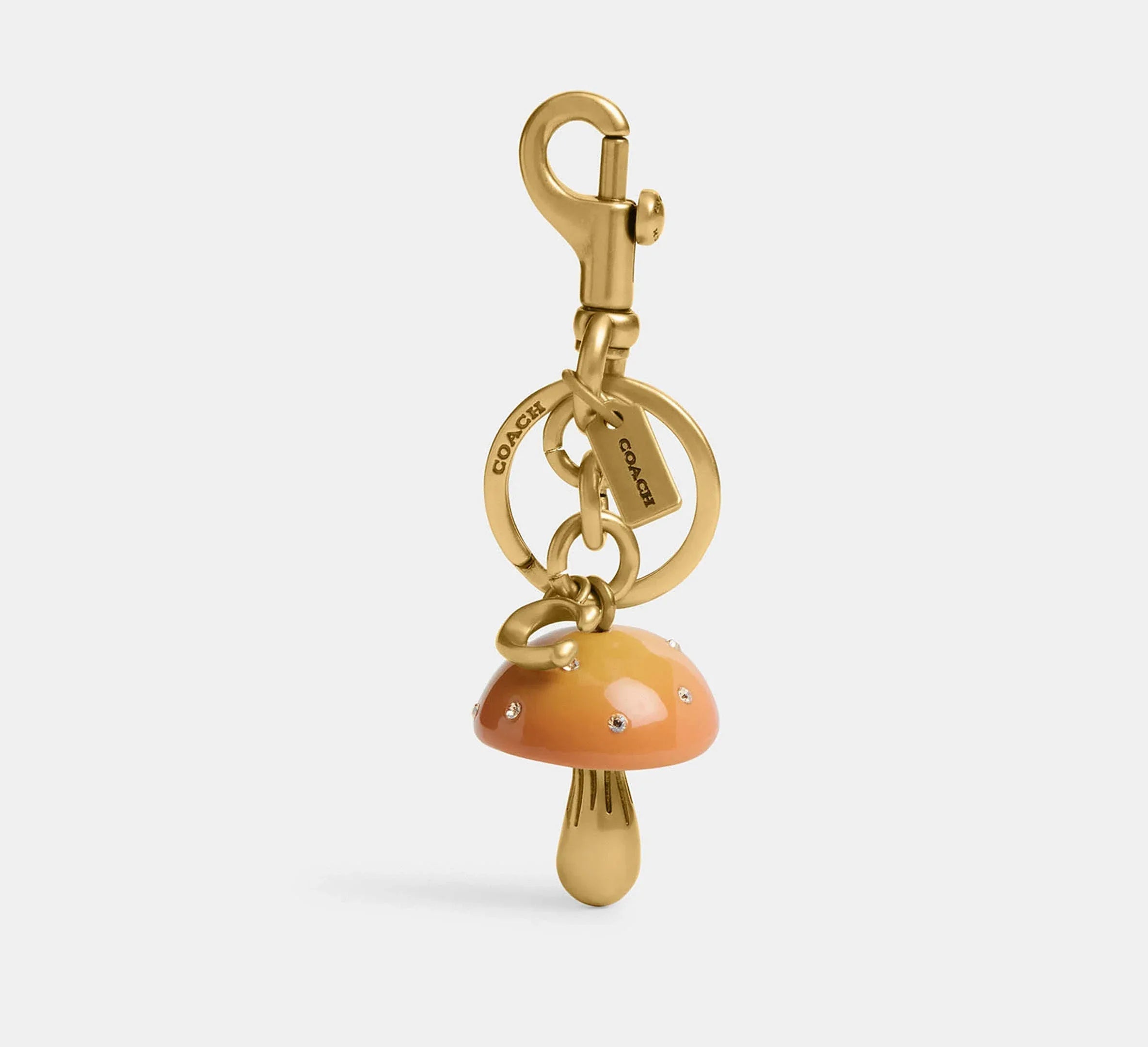 Coach Mushroom Bag Charm – Brass/Mustard - Sneaker Türkiye