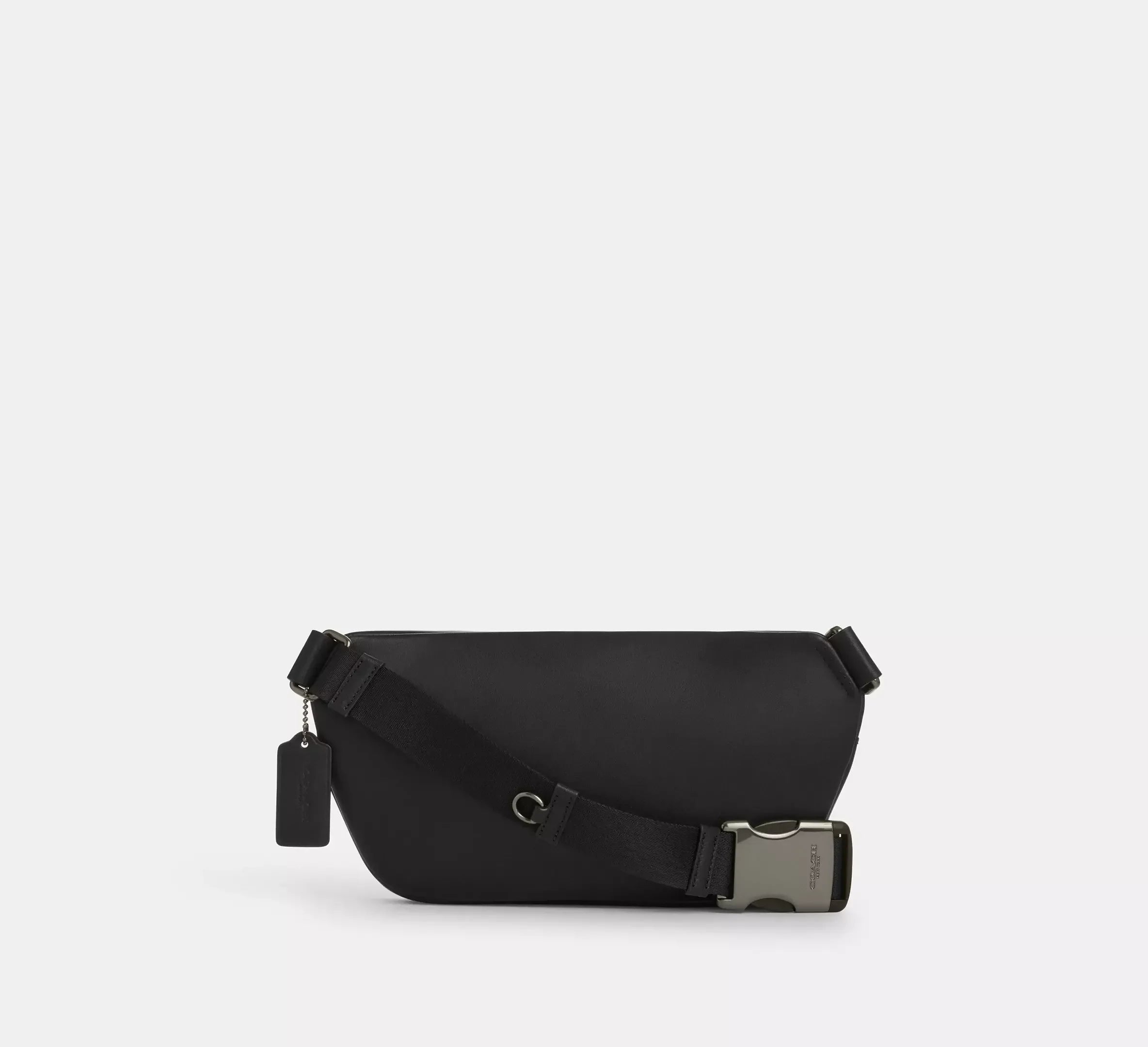 Coach Elias Belt Bag In Signature – Gunmetal/Chalk/Black - Sneaker Türkiye