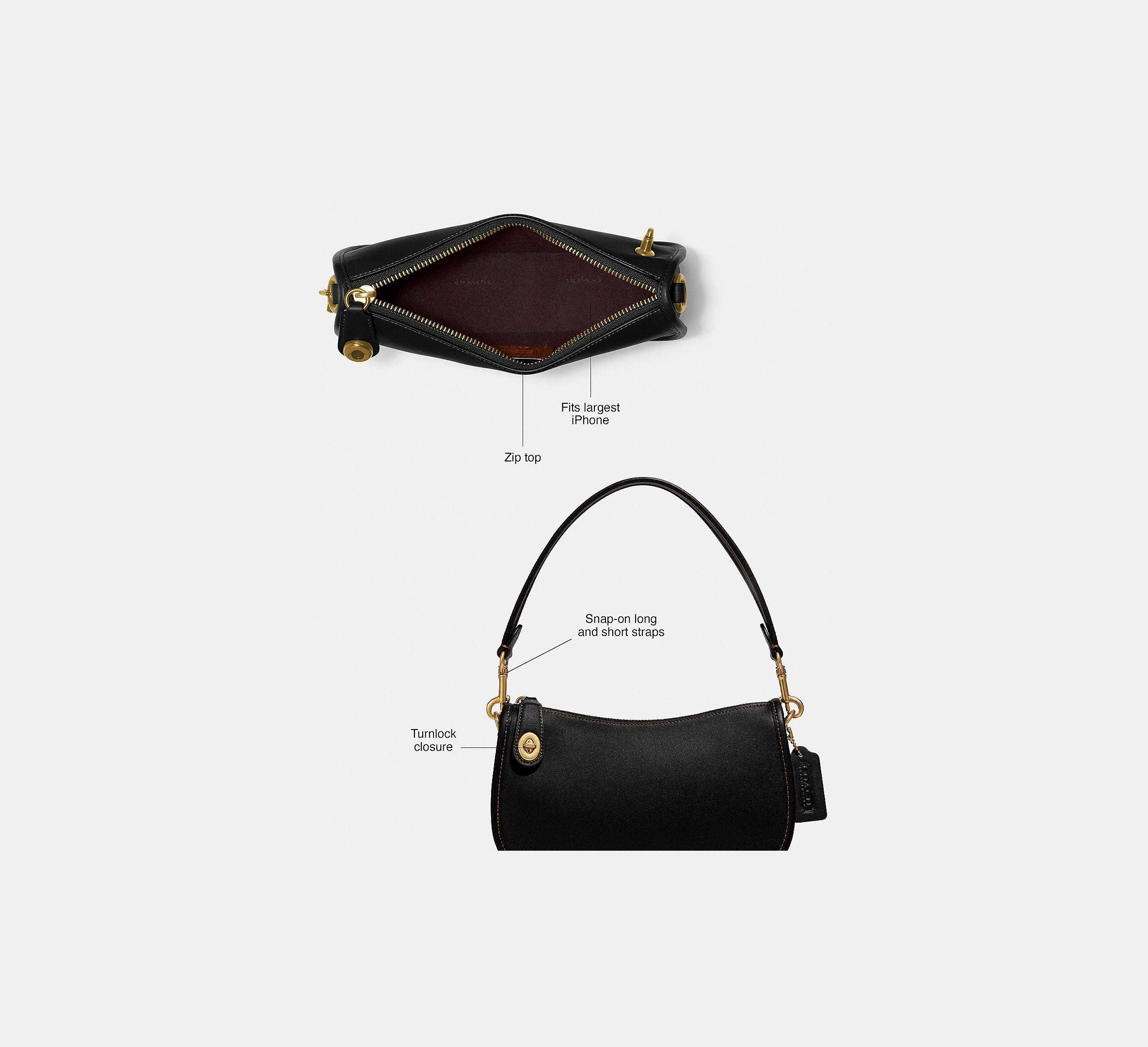 Coach Swinger Bag – Brass/Black - Sneaker Türkiye