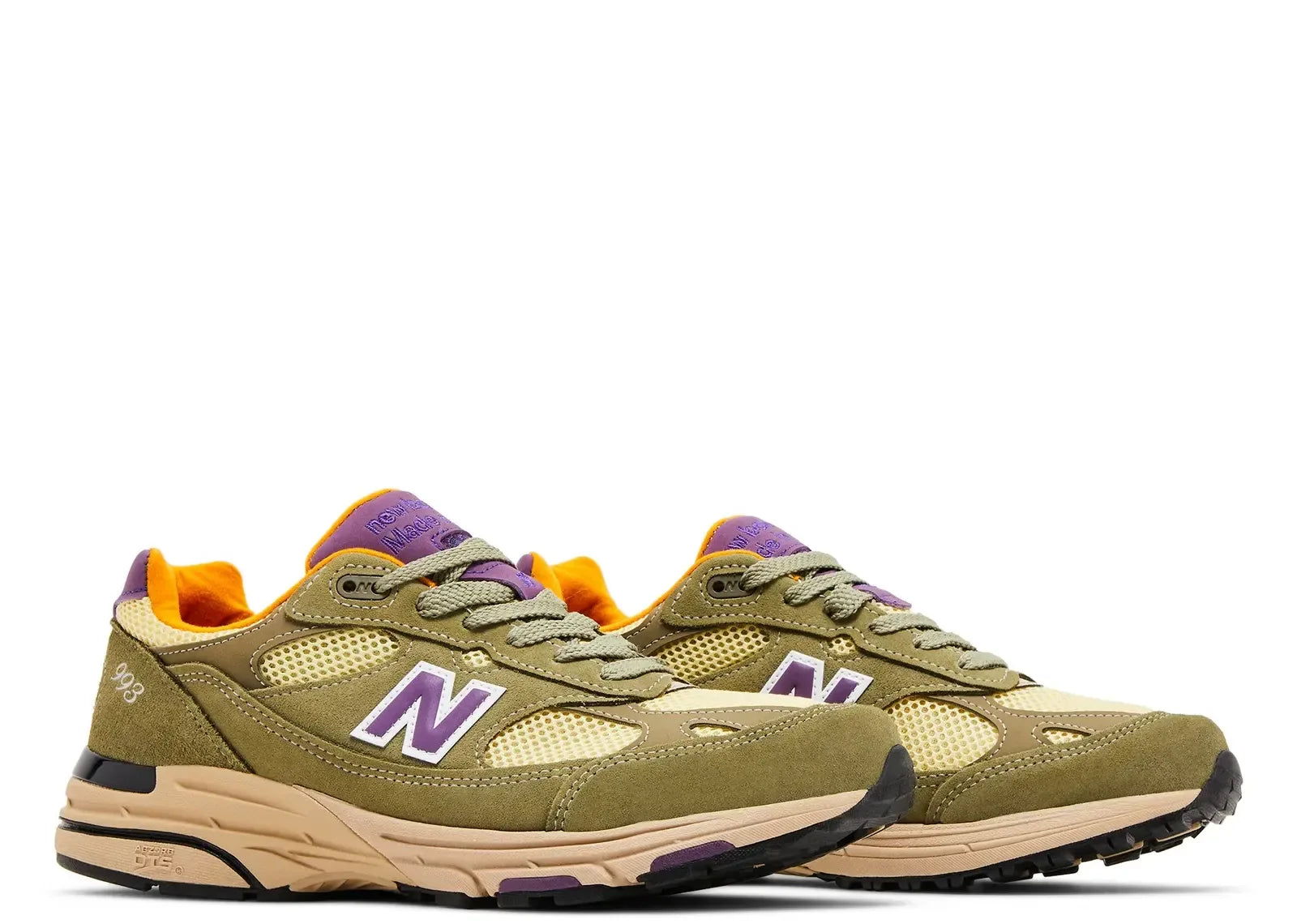 New Balance 993 Teddy Santis Olive Leaf Maize - Sneaker Türkiye