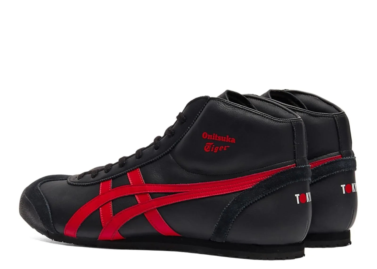 Onitsuka Tiger Mexico Mid Runner Black Classic Red - Sneaker Türkiye