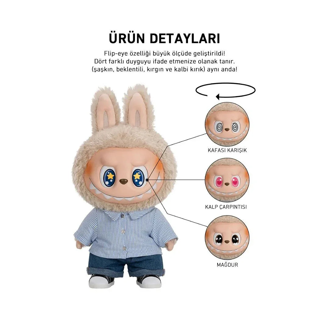 POP MART LABUBU THE MONSTERS FLIP WITH ME PELUŞ BEBEK - Sneaker Türkiye