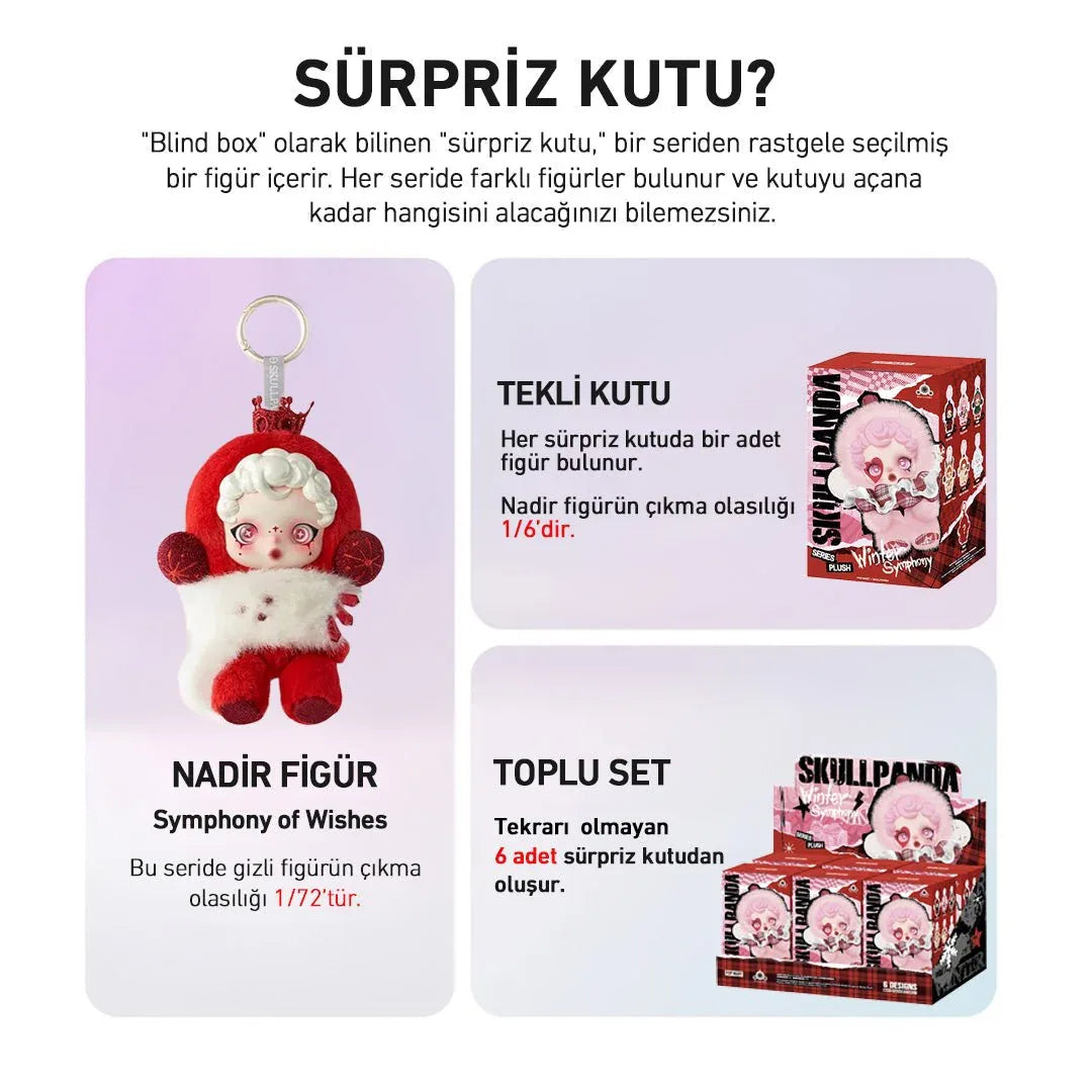 POP MART SKULLPANDA WINTER SYMPHONY SÜRPRİZ KUTU SERİSİ - Sneaker Türkiye