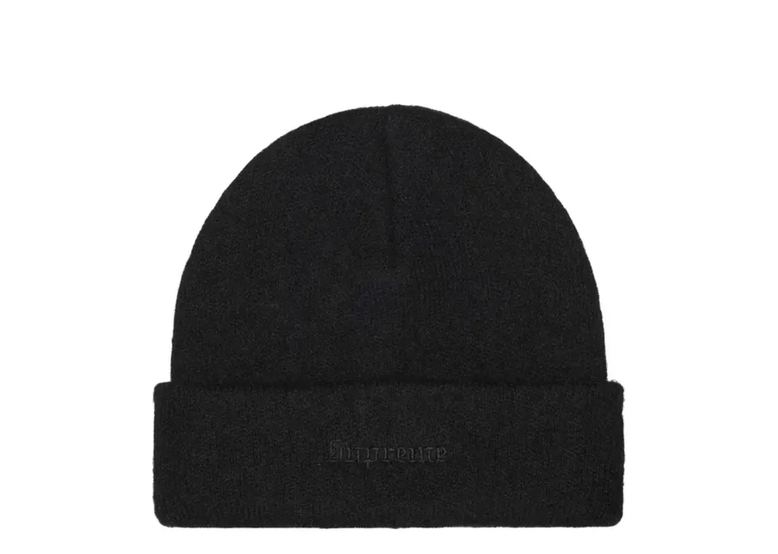Supreme Mohair Beanie (FW25) Black - Sneaker Türkiye