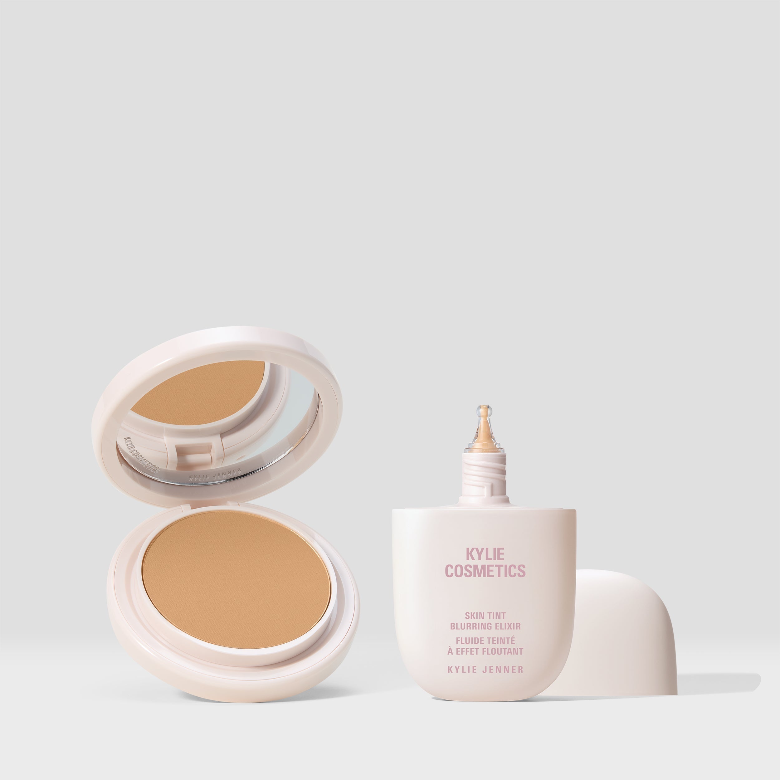 Kylie Natural Blur Powder Foundation And Skin Tint Blurring Elixir Duo - Sneaker Türkiye